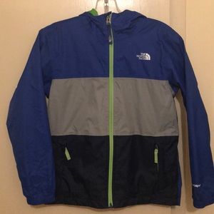 The northface boys rain jacket